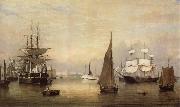 Fitz Hugh Lane Der Bostoner Hafen oil painting reproduction